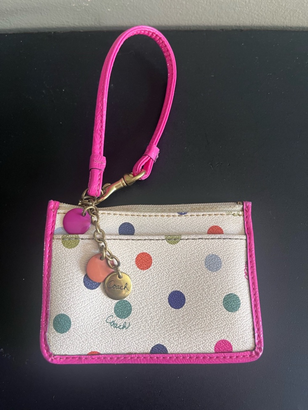 Coach Multi Dot Wristlet